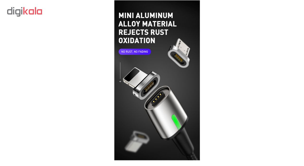 کابل تبدیل USB به لایتنینگ باسئوس مدل Zinc طول 2 متر