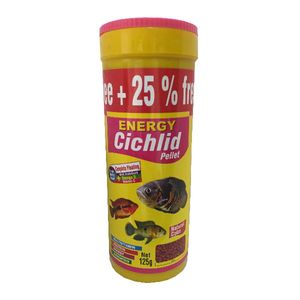 نقد و بررسی غذا ماهی انرژی مدل cichilid pellet وزن 125 گرم توسط خریداران