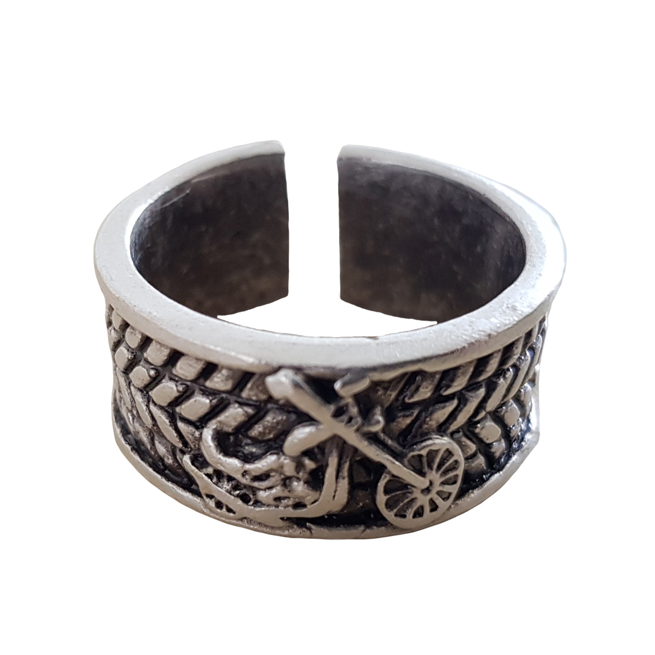 انگشتر مردانه طرح موتور کد a46