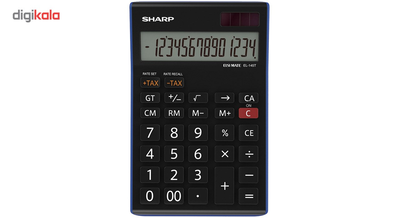 ماشین حساب شارپ مدل EL-145T BL