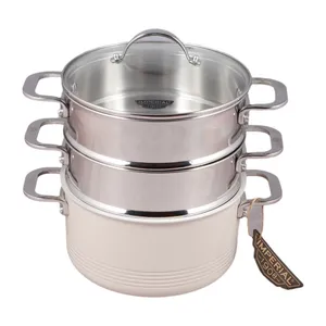 سرویس قابلمه بخار پز سه پارچه امپریال مدل 1908 کد 18