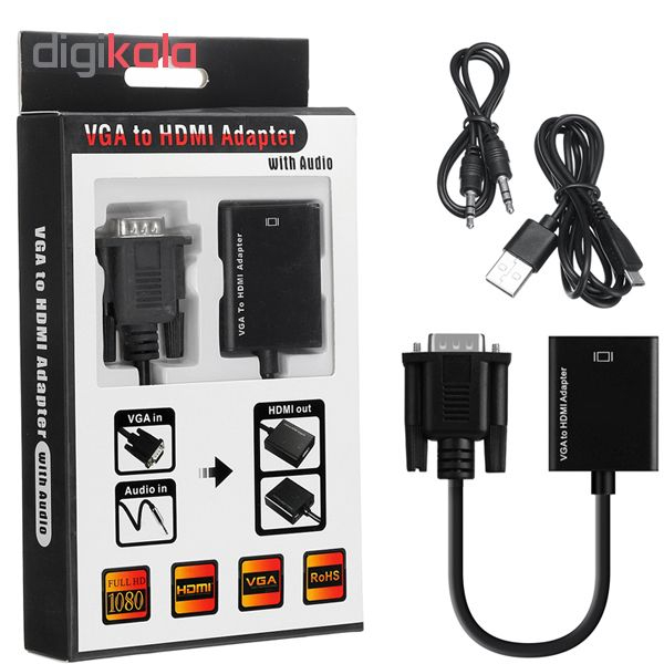 مبدل VGA به HDMI مدل VH-2