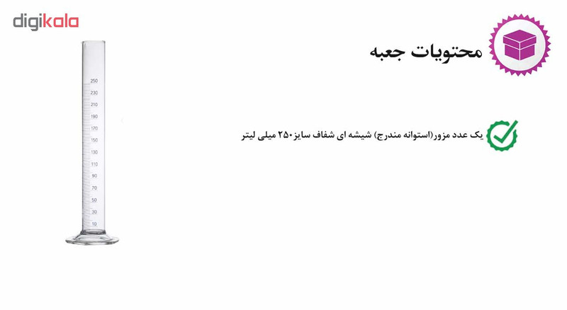 مزور آزمایشگاه مدل A6 ظرفیت 250 میلی لیتر مزور آزمایشگاه مدل A6 ظرفیت 250 میلی لیتر