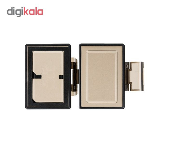 کیف محافظ باتری و کارت حافظه جی جی سی مدل BC-LPE6 مناسب برای دوربین Canon LP-E6