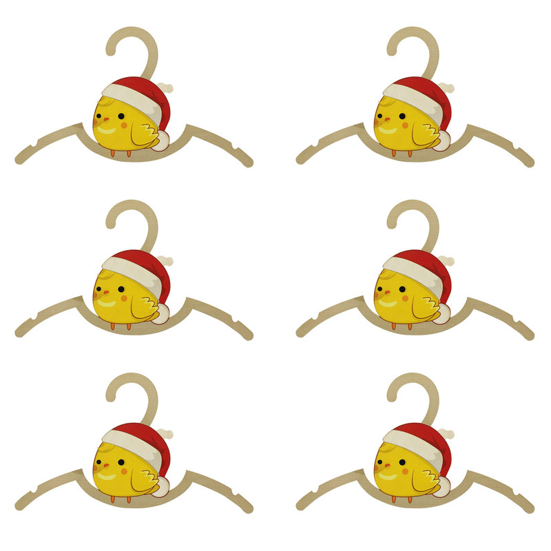 چوب لباسی  کد 02 مجموعه 6 عددی