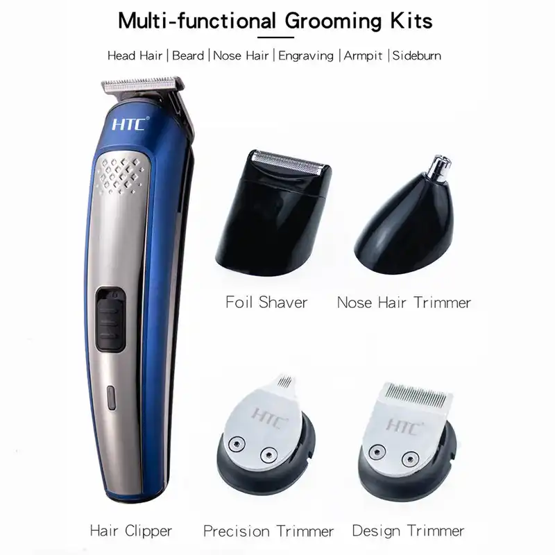 ست ماشین اصلاح موی صورت و بدن اچ تی سی مدل AT 1207