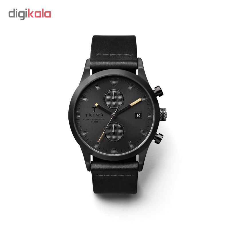 ساعت مچی عقربه ای تریوا مدل Sort of Black chrono