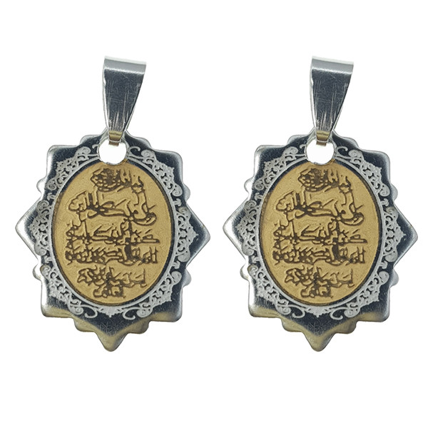آویز گردنبند مدل AL-S3 بسته 2 عددی