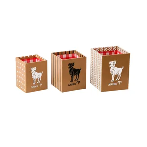 جامدادی رومیزی طرح ماه تولد مدل ماه فروردین مجموعه سه عددی