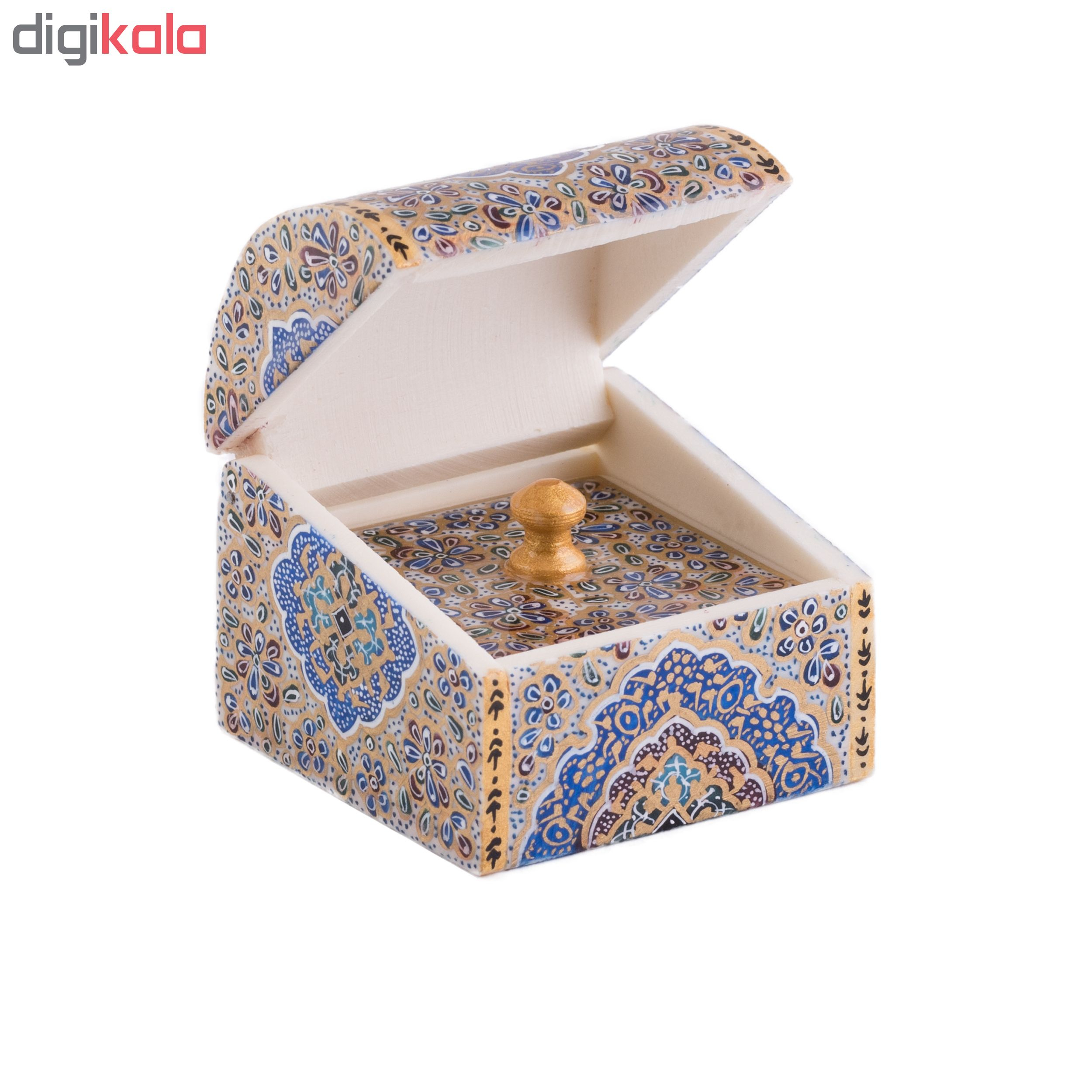 جعبه جواهرات استخوانی طرح تذهیب 100