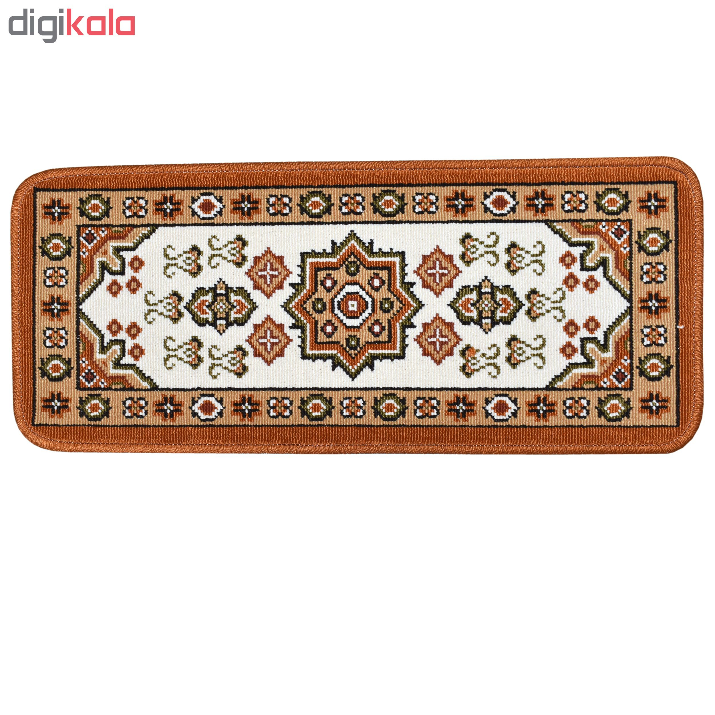 پادری فرش بزرگمهر کد 2004 سایز 30x70 سانتی متر