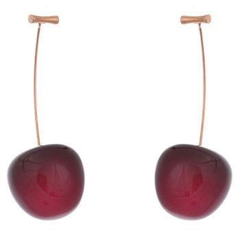 گوشواره زنانه طرح گیلاس کد GO1284