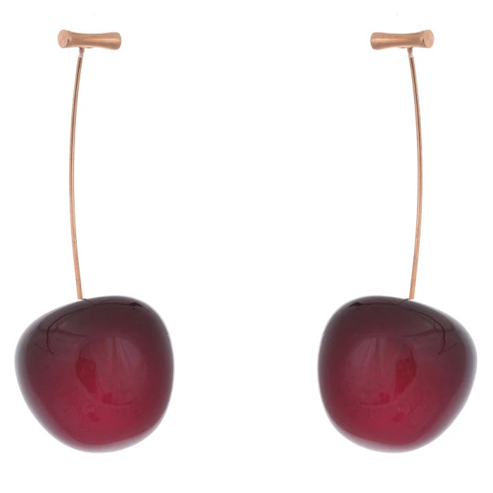 گوشواره زنانه طرح گیلاس کد GO1284