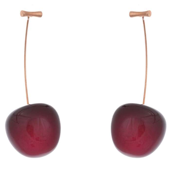 گوشواره زنانه طرح گیلاس کد GO1284