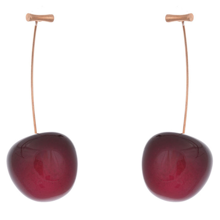 گوشواره زنانه طرح گیلاس کد GO1284