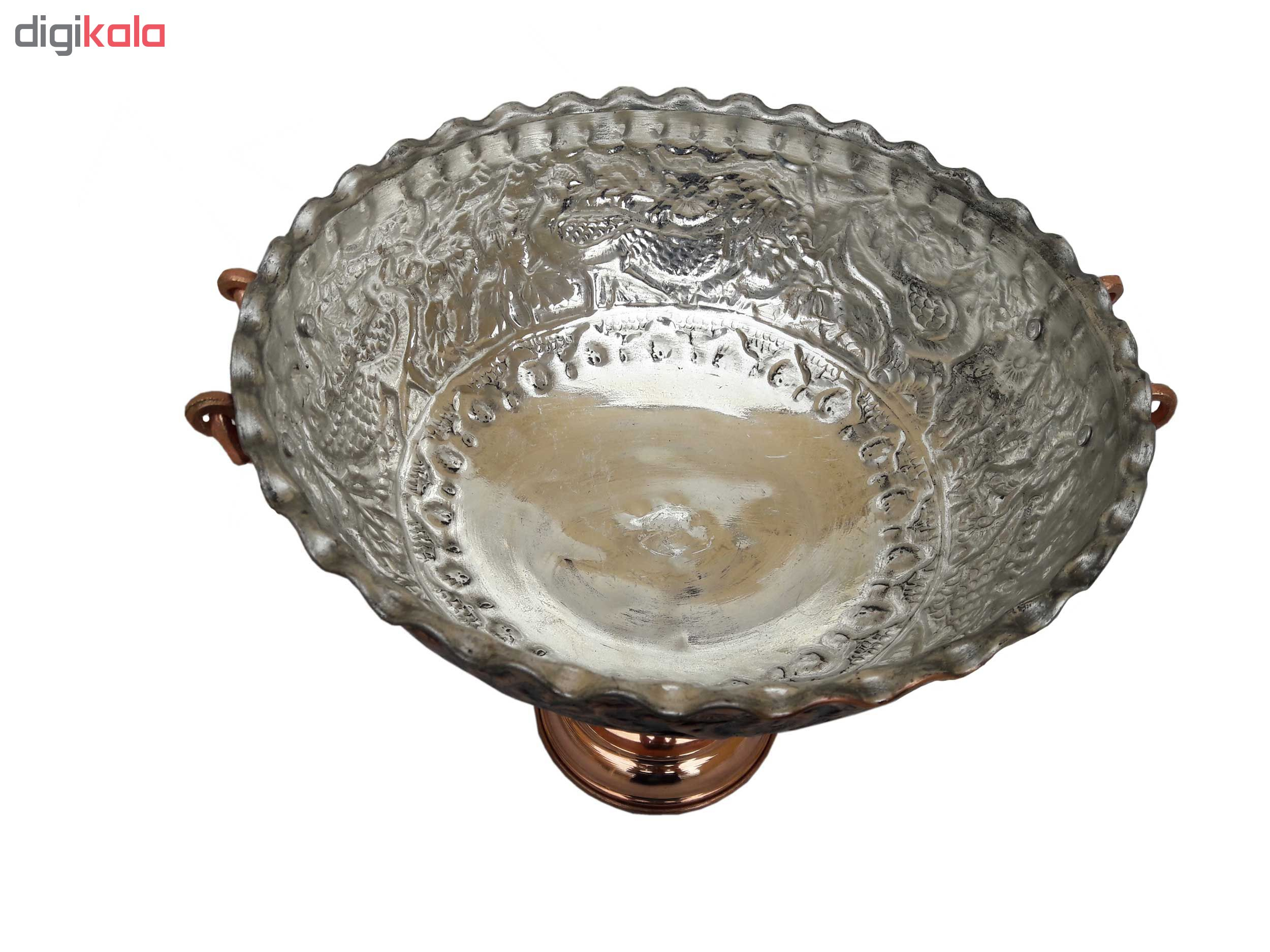 میوه خوری مسی طرح مرغ آمین کد 3
