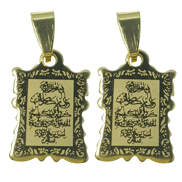 آویز گردنبند مدل AL-S6 بسته 2 عددی