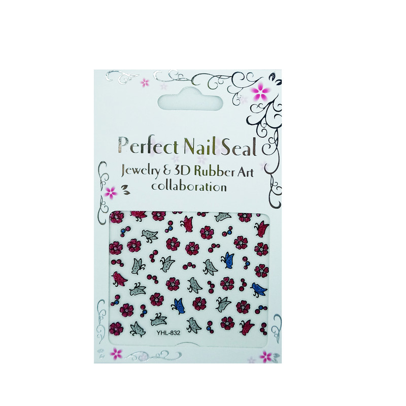استیکر طراحی ناخن مدل N832