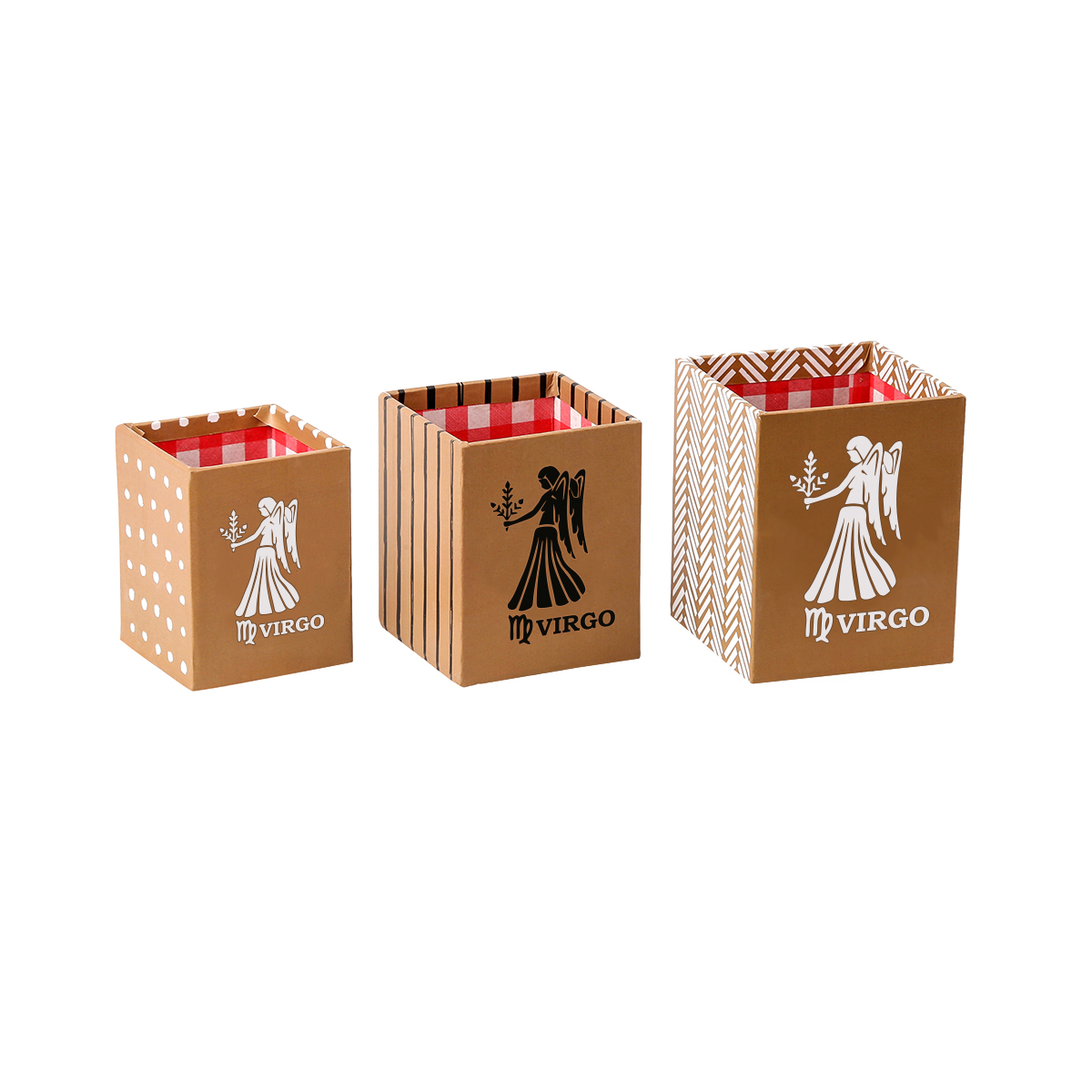 جامدادی رومیزی طرح ماه تولد مدل ماه شهریور مجموعه سه عددی