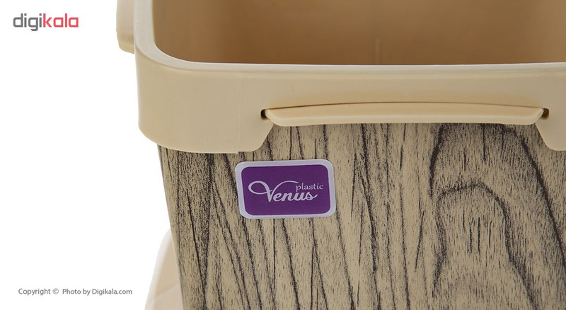 گلدان ونوس پلاستیک مدل F55 ارتفاع 16 سانتی متر
