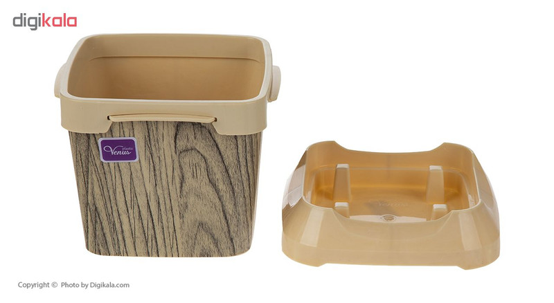 گلدان ونوس پلاستیک مدل F55 ارتفاع 16 سانتی متر