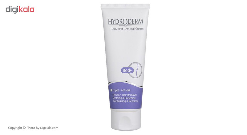 کرم موبر بدن هیدرودرم مدل Triple Action مناسب انواع پوست حجم 75 میلی لیتر