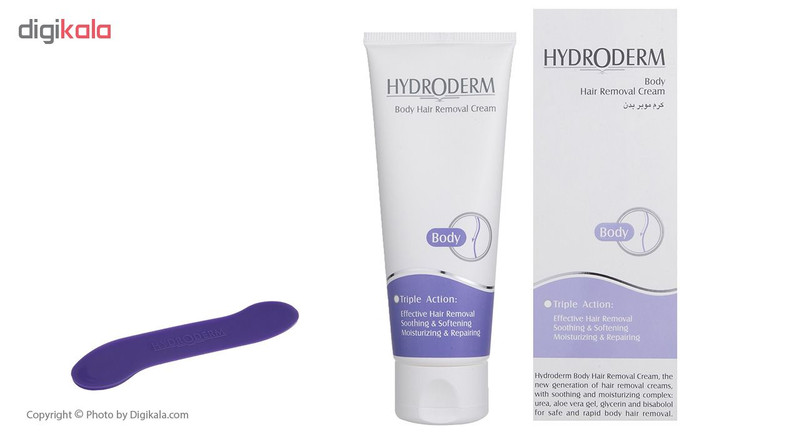 کرم موبر بدن هیدرودرم مدل Triple Action مناسب انواع پوست حجم 75 میلی لیتر