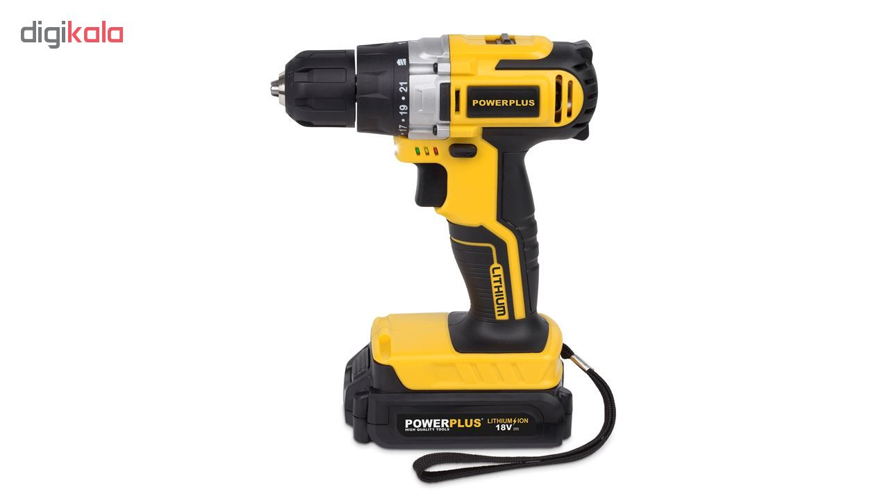 دریل پیچگوشتی شارژی پاورپلاس مدل POWX0047LI