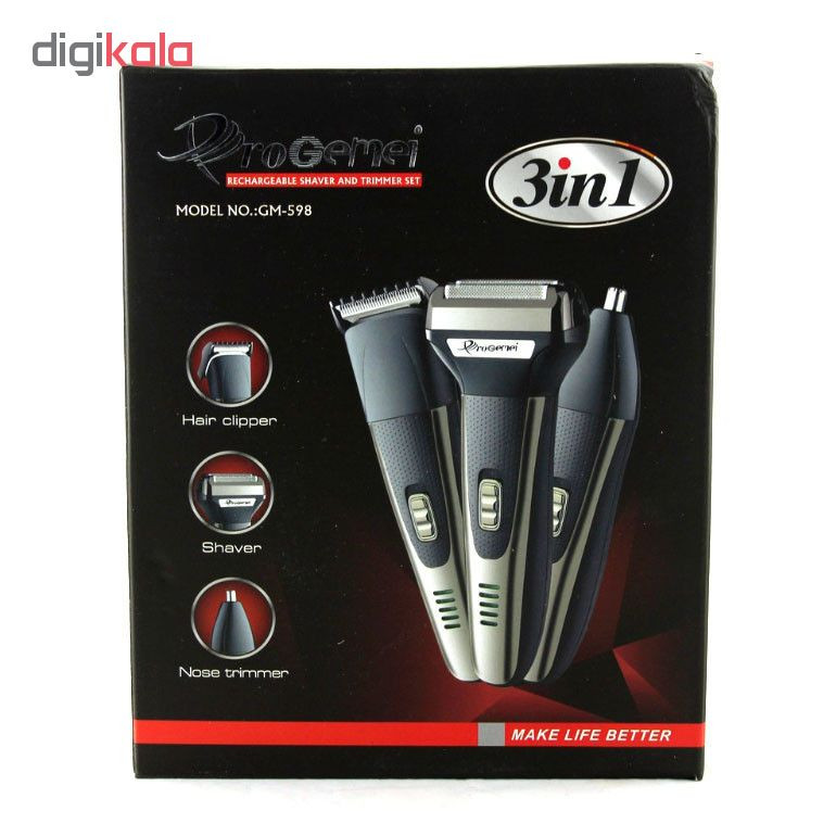 ماشین اصلاح موی سر و صورت پروجیمی مدل GM-598