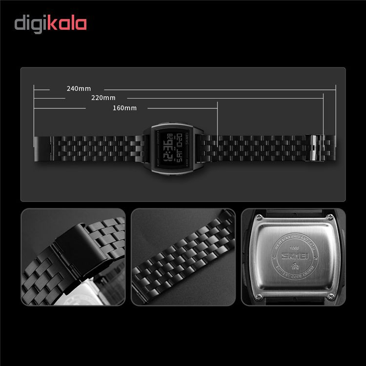 ساعت مچی دیجیتال اسکمی کد 1368B ساعت مچی دیجیتال اسکمی کد 1368B