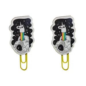 گیره کاغذ طرح یونیکورن کد 38 بسته 2 عددی