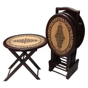 میز عسلی مدل classic 02 بسته 4 عددی