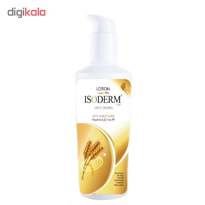 لوسیون بدن ایزودرم مدل wheat germ حجم 200 میلی لیتر