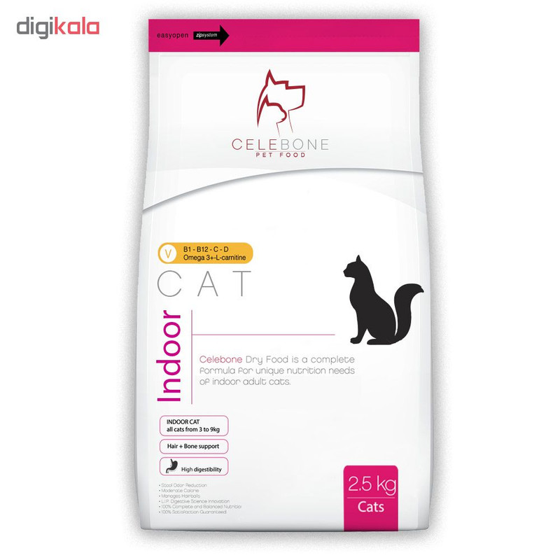 غذای خشک گربه سلبن مدل Indoor Cat وزن 2.5 کیلوگرم