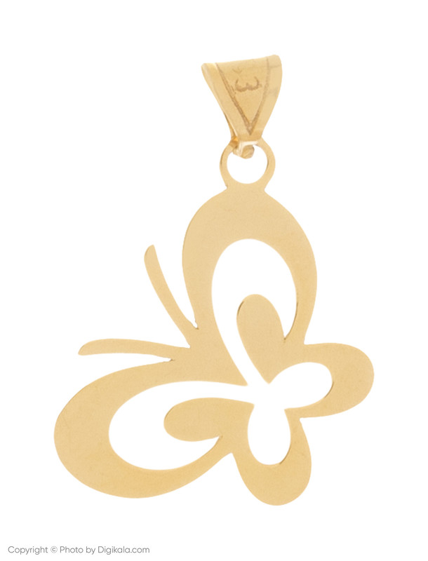 آویز گردنبند طلا 18 عیار زنانه میو گلد طرح پروانه کد N709 آویز گردنبند طلا 18 عیار زنانه میو گلد طرح پروانه کد N709