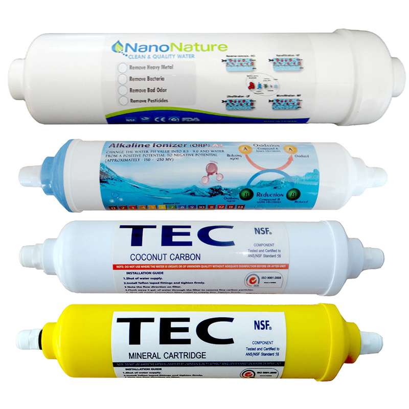 فیلتر دستگاه تصفیه کننده آب مدل FTN-4N مجموعه 4 عددی فیلتر دستگاه تصفیه کننده آب مدل FTN-4N مجموعه 4 عددی