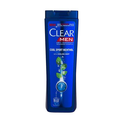 شامپو خنک کننده مردانه کلییر مدل Cool Sport Menthol حجم 400 میلی لیتر