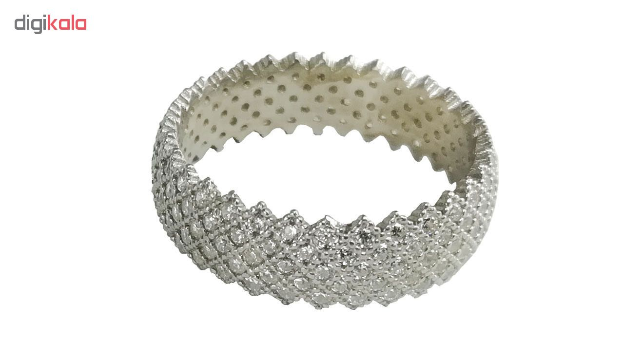 انگشتر نقره زنانه مدوکلاس کد 180455