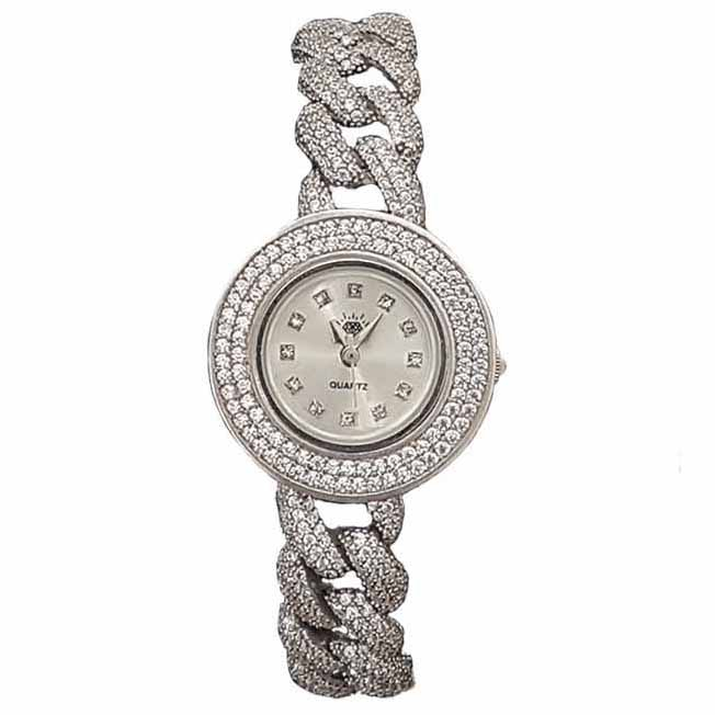 ساعت مچی عقربه ای زنانه نقره ترمه 1 مدل WT01