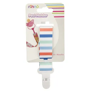 بند پستانک نینو مدل Colorful Stripes