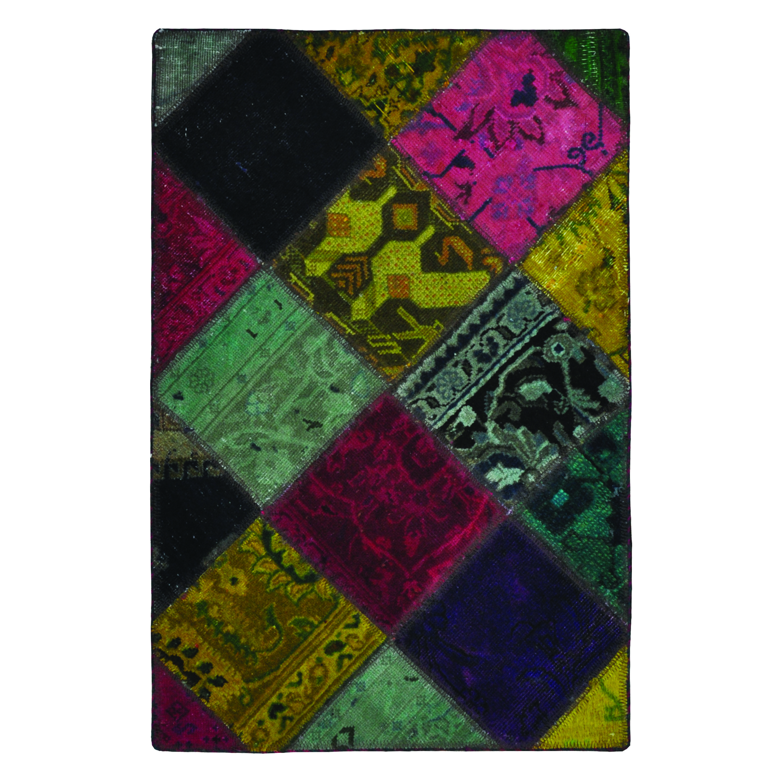 کلاژ فرش دستبافت نیم متری کد515234