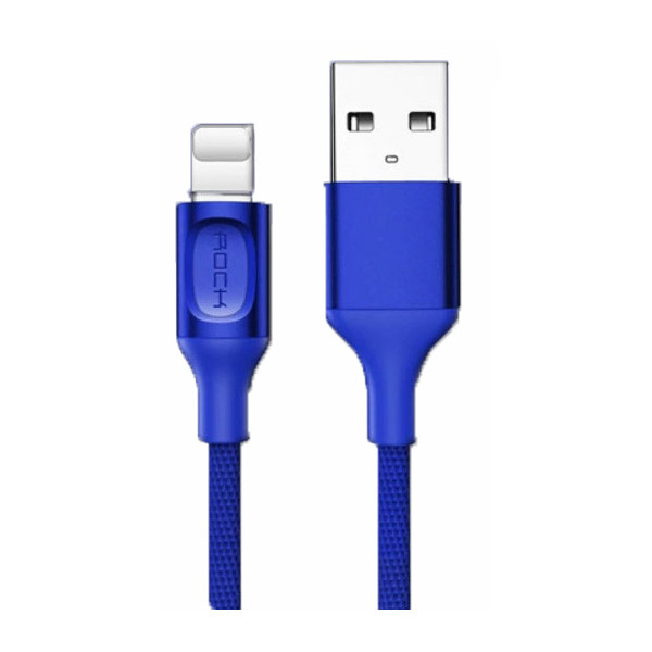کابل تبدیل USB به لایتنینگ راک مدل RCB0619 طول 1 متر