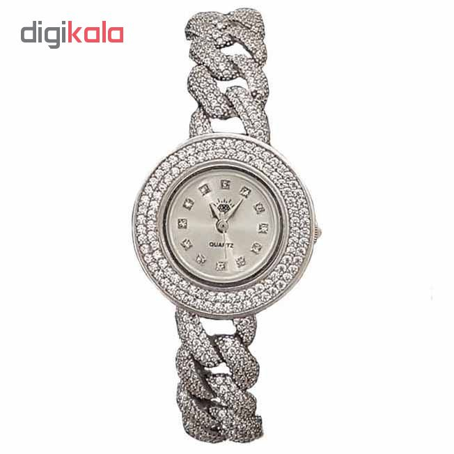 ساعت مچی عقربه ای زنانه نقره ترمه 1 مدل WT01