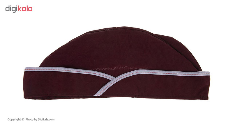 کلاه آشپزی کد SA1 رنگ زرشکی