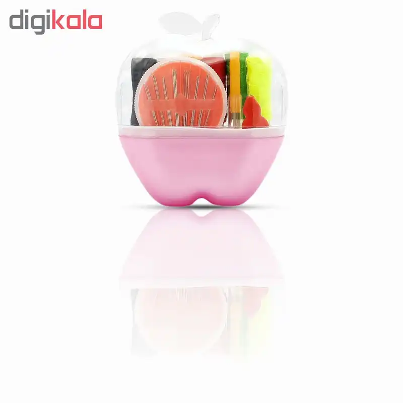 جعبه لوازم خیاطی طرح سیب کد 1040001-3