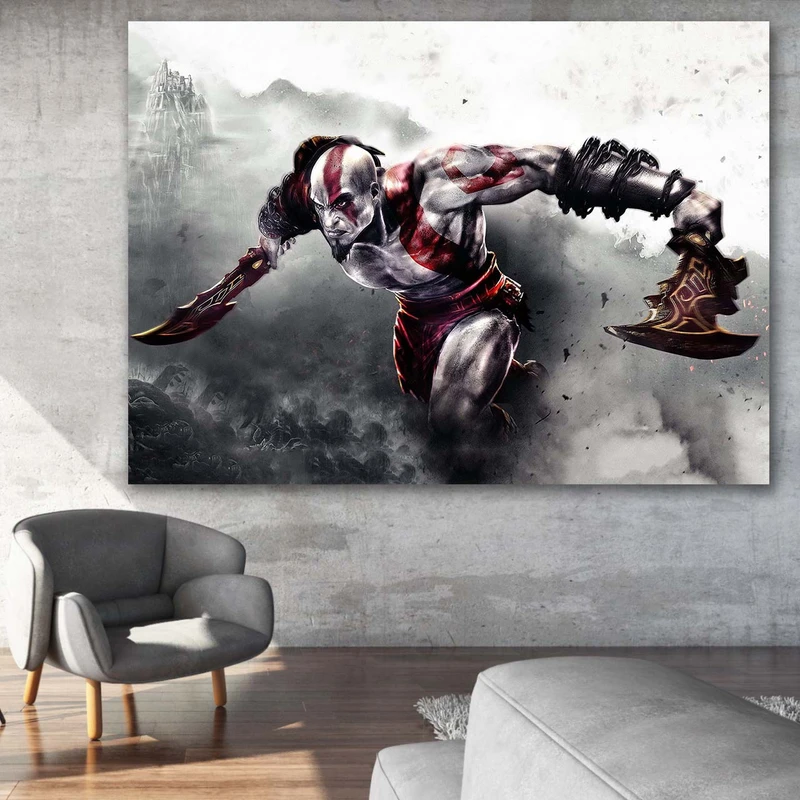 تابلو شاسی طرح God of War مدل Game 2027