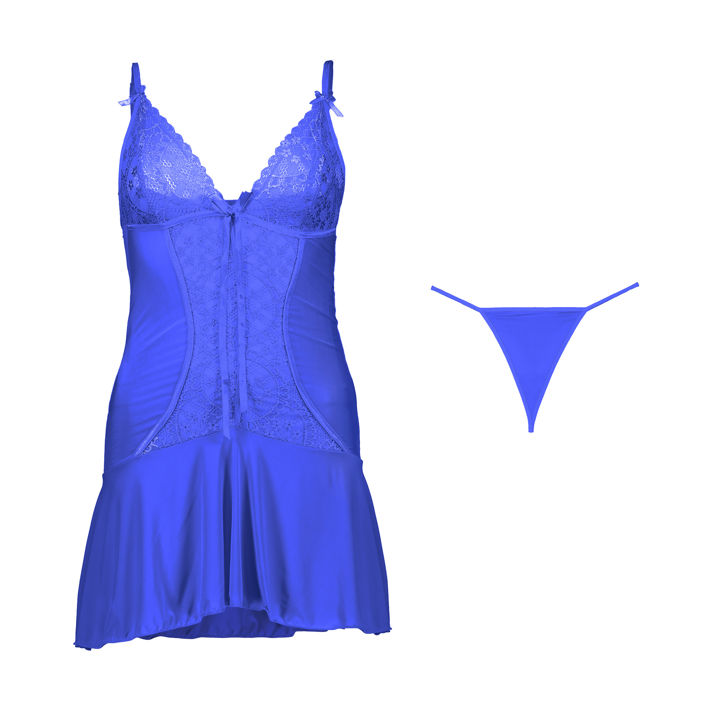 لباس خواب زنانه مدل 1624 Blu