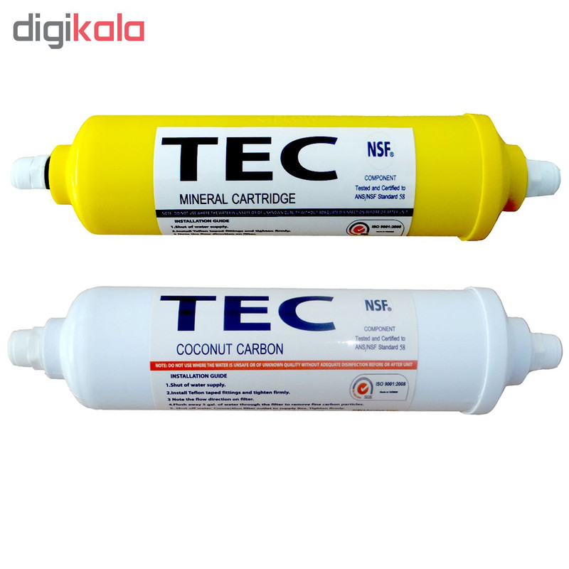 فیلتر دستگاه تصفیه کننده آب مدل FTN-8N مجموعه 8 عددی