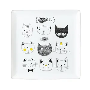 بشقاب طرح گربه ها کد cat-1