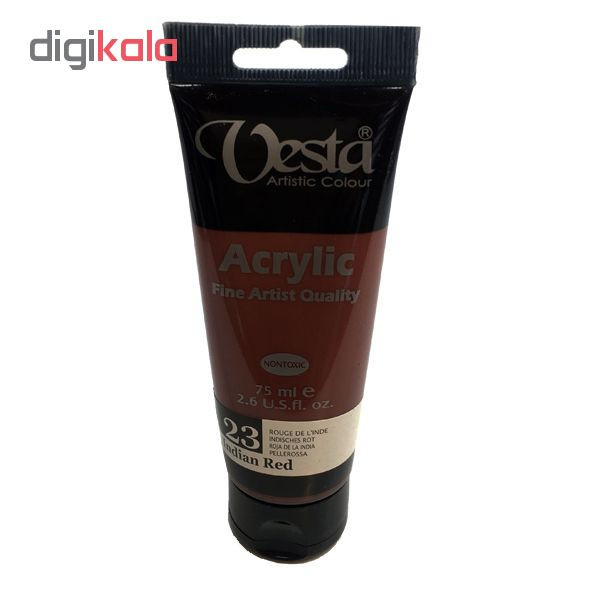 رنگ اکریلیک وستا مدل indian red 23